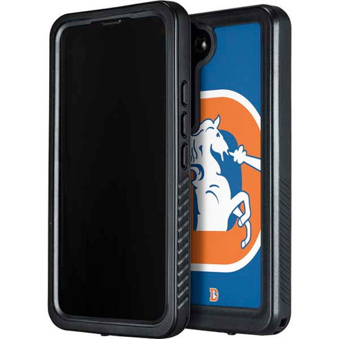 NFL Denver Broncos Retro Logo Galaxy S24 Plus Waterproof Case