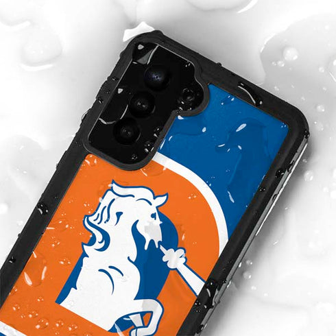 NFL Denver Broncos Retro Logo Galaxy S24 Plus Waterproof Case