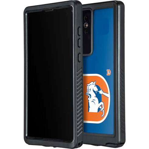 NFL Denver Broncos Retro Logo Galaxy S24 Ultra Waterproof Case