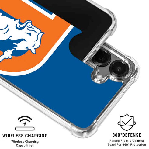 NFL Denver Broncos Retro Logo Galaxy S26 Clear Case