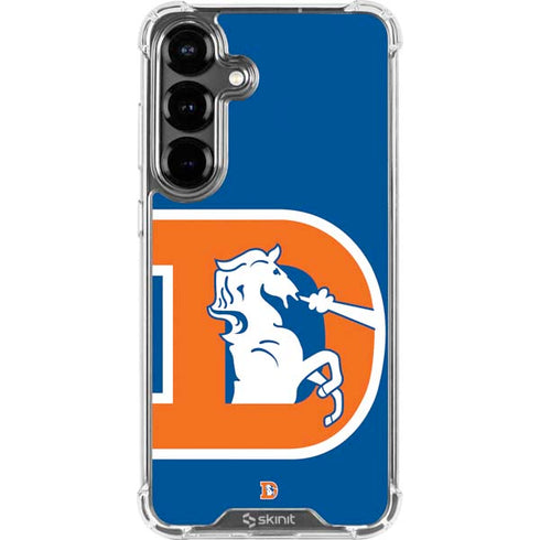 NFL Denver Broncos Retro Logo Galaxy S26 Plus Clear Case