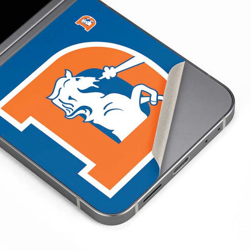 NFL Denver Broncos Retro Logo Galaxy Z Flip6 Skin