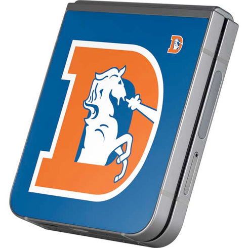 NFL Denver Broncos Retro Logo Galaxy Z Flip6 Skin