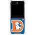 NFL Denver Broncos Retro Logo Galaxy Z Flip6 Clear Case