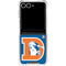 NFL Denver Broncos Retro Logo Galaxy Z Flip7 Clear Case