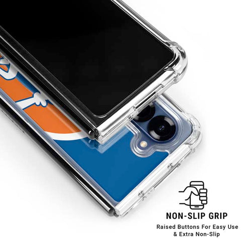 NFL Denver Broncos Retro Logo Galaxy Z Fold6 Clear Case