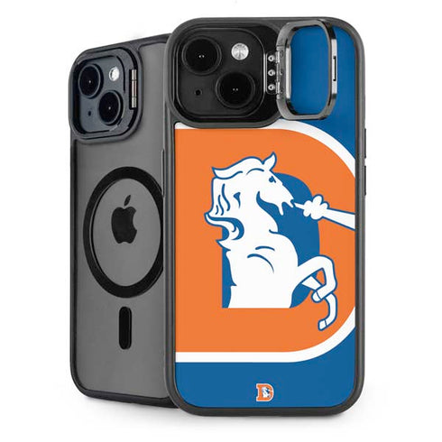 NFL Denver Broncos Retro Logo iPhone 14 Plus Kickstand Case