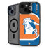 NFL Denver Broncos Retro Logo iPhone 14 Plus Kickstand Case