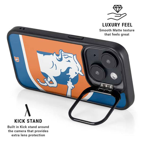 NFL Denver Broncos Retro Logo iPhone 15 Kickstand Case