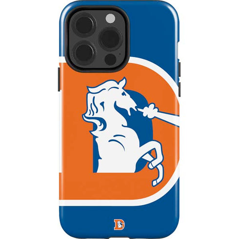 NFL Denver Broncos Retro Logo iPhone 15 Pro Impact Case