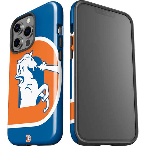NFL Denver Broncos Retro Logo iPhone 15 Pro Impact Case
