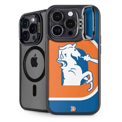 NFL Denver Broncos Retro Logo iPhone 15 Pro Max Kickstand Case
