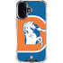 NFL Denver Broncos Retro Logo iPhone 16 Clear Case
