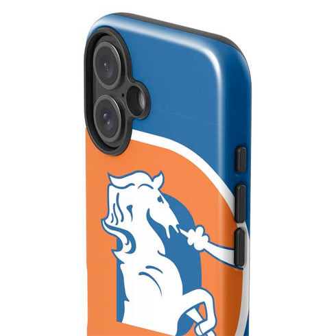 NFL Denver Broncos Retro Logo iPhone 16 Plus Impact Case