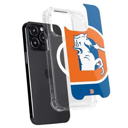 NFL Denver Broncos Retro Logo iPhone 16 Pro MagSafe Case