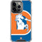 NFL Denver Broncos Retro Logo iPhone 16 Pro Max Clear Case