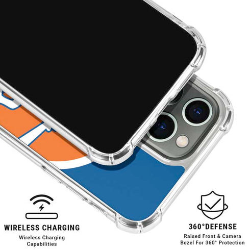 NFL Denver Broncos Retro Logo iPhone 16 Pro Max Clear Case