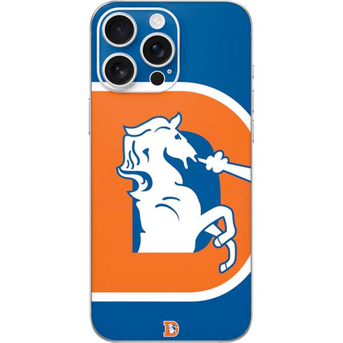 NFL Denver Broncos Retro Logo iPhone 16 Pro Max Skin