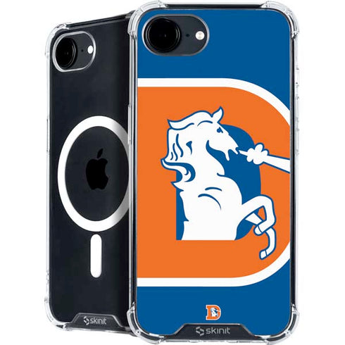NFL Denver Broncos Retro Logo iPhone 16e MagSafe Case