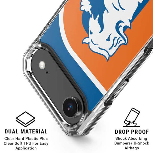 NFL Denver Broncos Retro Logo iPhone 17 Air Clear Case