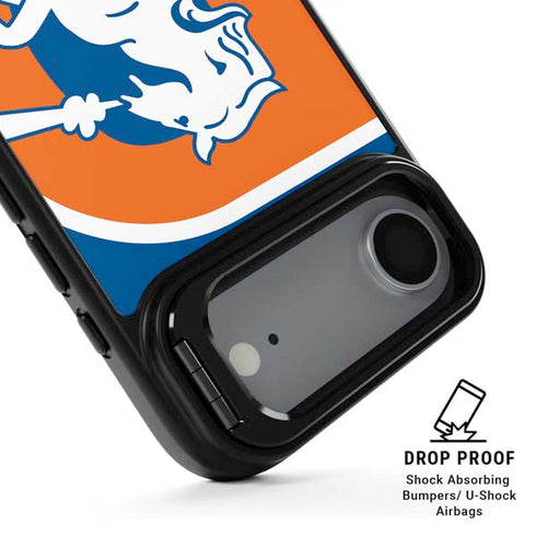 NFL Denver Broncos Retro Logo iPhone 17 Air Kickstand Case