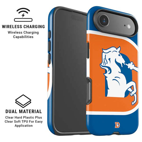 NFL Denver Broncos Retro Logo iPhone 17 Air Magsafe Impact Case