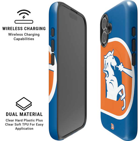 NFL Denver Broncos Retro Logo iPhone 17 Magsafe Impact Case