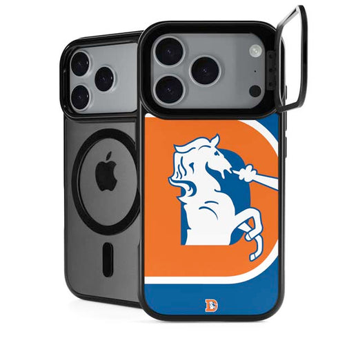 NFL Denver Broncos Retro Logo iPhone 17 Pro Kickstand Case
