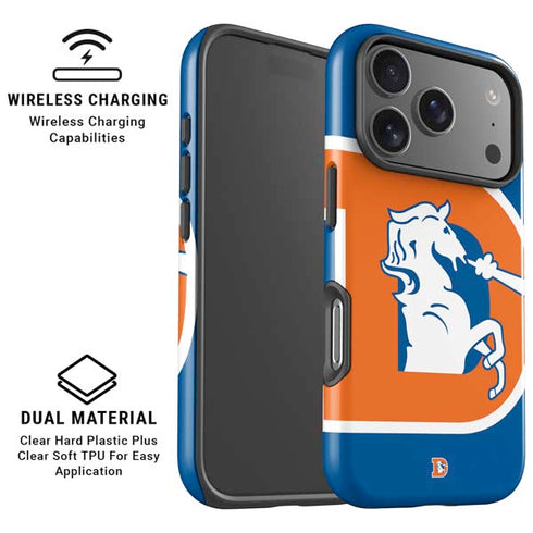 NFL Denver Broncos Retro Logo iPhone 17 Pro Magsafe Impact Case