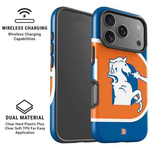 NFL Denver Broncos Retro Logo iPhone 17 Pro Max Magsafe Impact Case