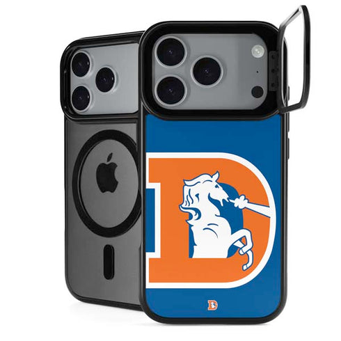 NFL Denver Broncos Retro Logo iPhone 18 Pro Kickstand Case