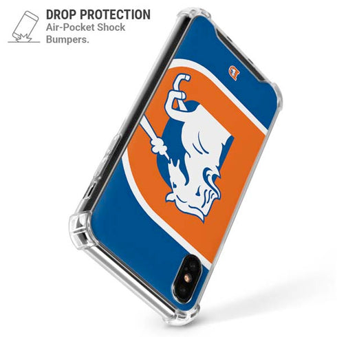 NFL Denver Broncos Retro Logo iPhone X/XS Clear Case