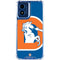 NFL Denver Broncos Retro Logo Moto G 5G (2024) Clear Case
