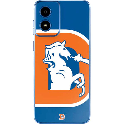 NFL Denver Broncos Retro Logo Moto G Play 4G (2024) Skin