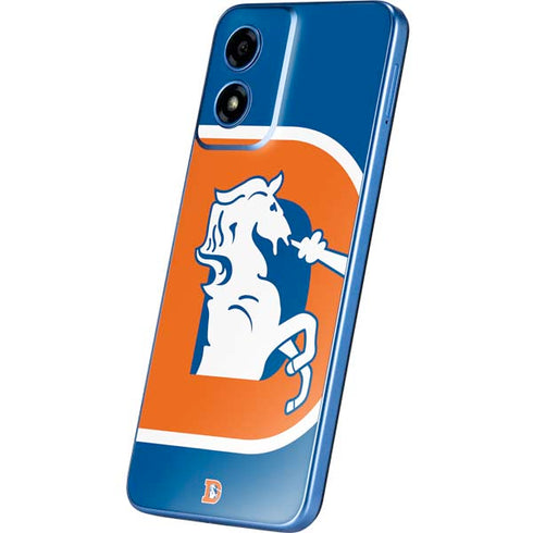 NFL Denver Broncos Retro Logo Moto G Play 4G (2024) Skin
