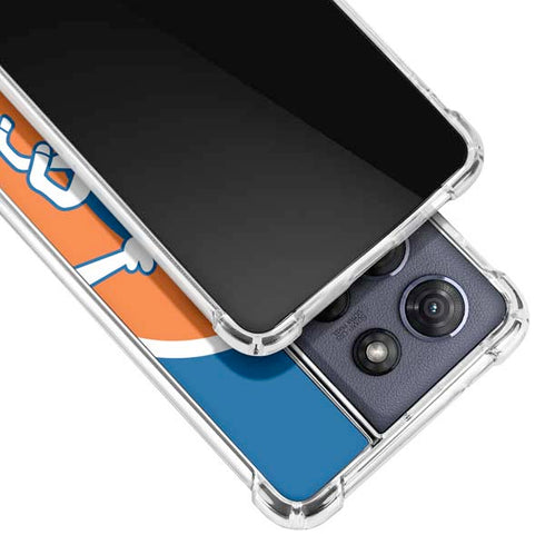 NFL Denver Broncos Retro Logo Moto G Play 5G (2025) Clear Case