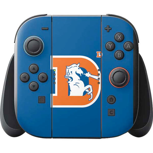 NFL Denver Broncos Retro Logo Nintendo Switch 2 (2025) with Joy-Con Skin