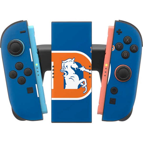 NFL Denver Broncos Retro Logo Nintendo Switch 2 (2025) Joy-Con Controller Skin