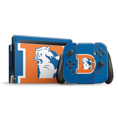NFL Denver Broncos Retro Logo Nintendo Skins