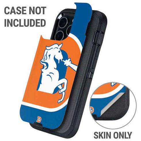 NFL Denver Broncos Retro Logo Otterbox Defender iPhone Skin