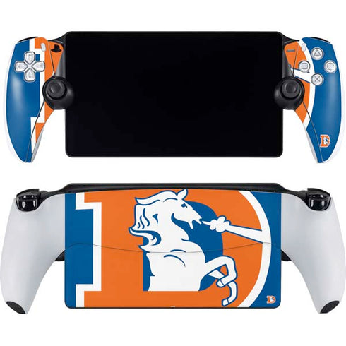 NFL Denver Broncos Retro Logo PlayStation Portal Remote Player Skin