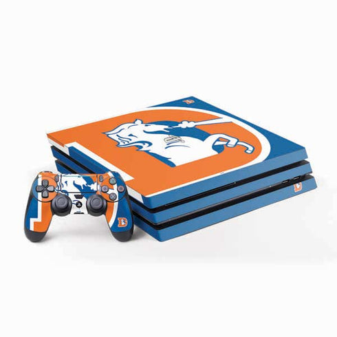 NFL Denver Broncos Retro Logo PlayStation PS4 Skins