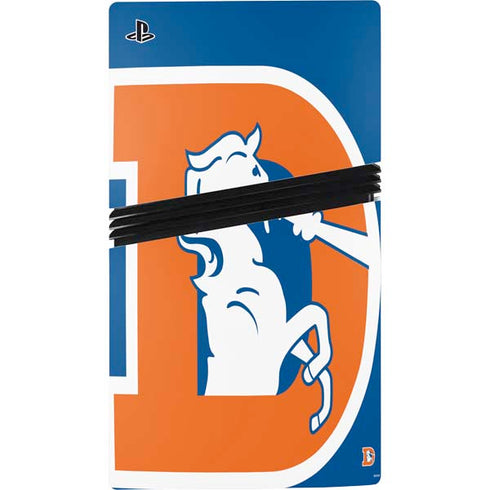 NFL Denver Broncos Retro Logo PS5 Pro Console Skin