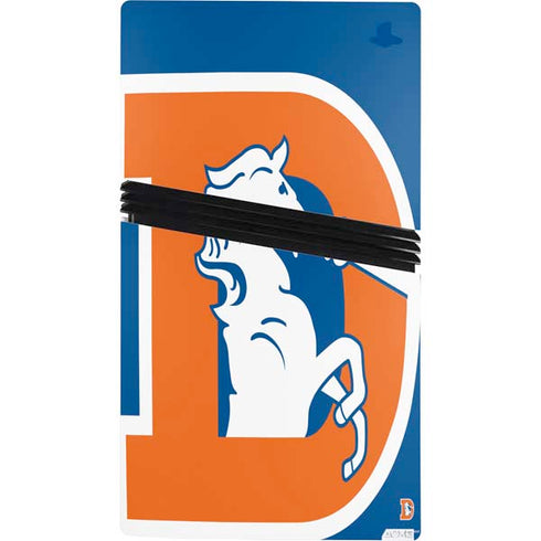 NFL Denver Broncos Retro Logo PS5 Pro Console Skin