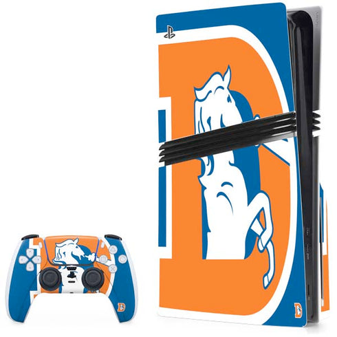NFL Denver Broncos Retro Logo PlayStation PS5 Skins
