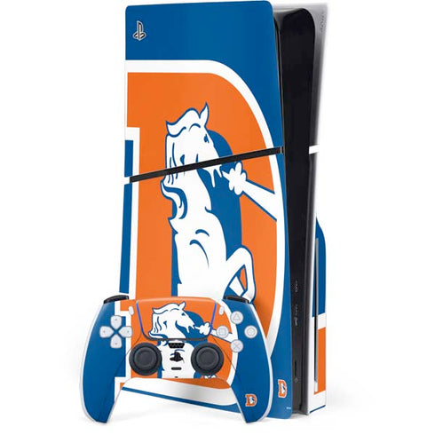 NFL Denver Broncos Retro Logo PlayStation PS5 Skins