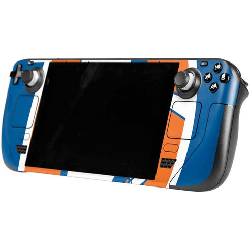 NFL Denver Broncos Retro Logo Steam Deck Handheld Gaming Computer OLED Skin