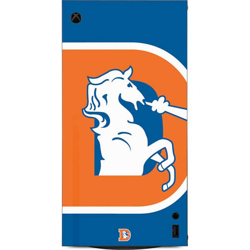 NFL Denver Broncos Retro Logo XBox Series X Digital Edition Console Skin