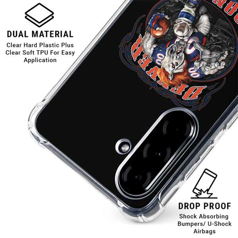 Liquid Blue NFL Denver Broncos Running Back Galaxy A36 5G Clear Case