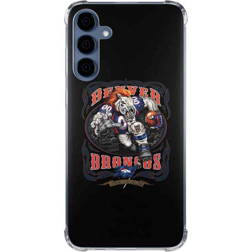 Liquid Blue NFL Denver Broncos Running Back Galaxy A55 5G Clear Case